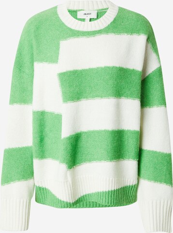 OBJECT - Jersey 'CATTA' en verde: frente