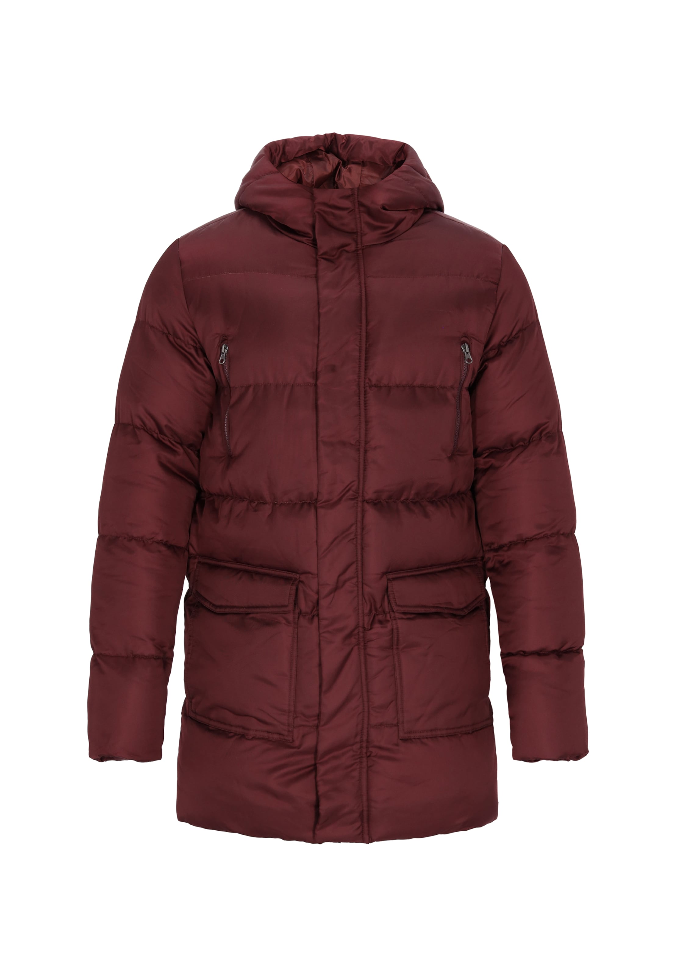 MOZimska jakna - crvena boja: prednji dio