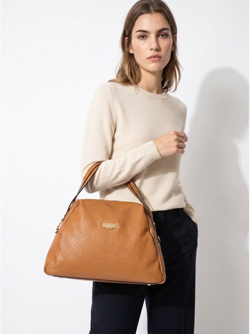 Borsa a mano 'Borsa a mano donna pelle 100% Baldinini Trend Lucca con tracolla' di Baldinini Trend in marrone