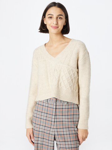 VILA Sweater 'Viri' in Beige: front