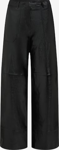 Karl Lagerfeld Wide Leg Housut värissä musta: etupuoli