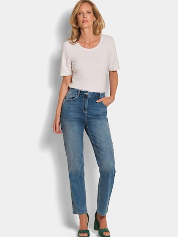 Goldner Regular Jeans ' CARLA ' in Blau