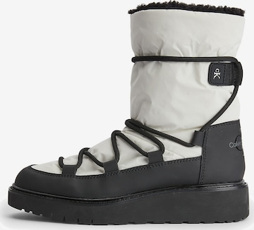 Calvin Klein Boots in White: front