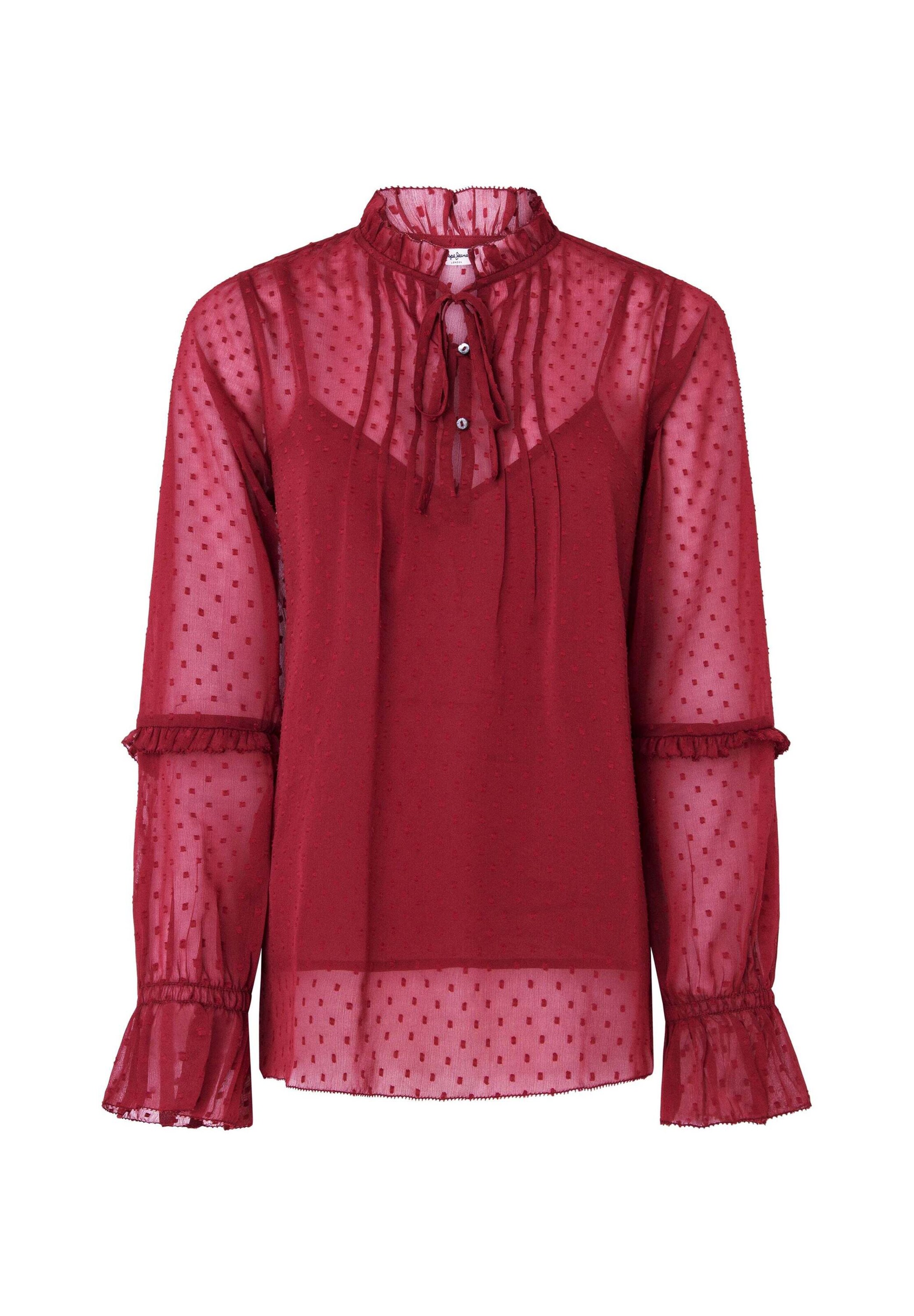 Camicia da donna 'ODETTE' di Pepe Jeans in rosso: frontale
