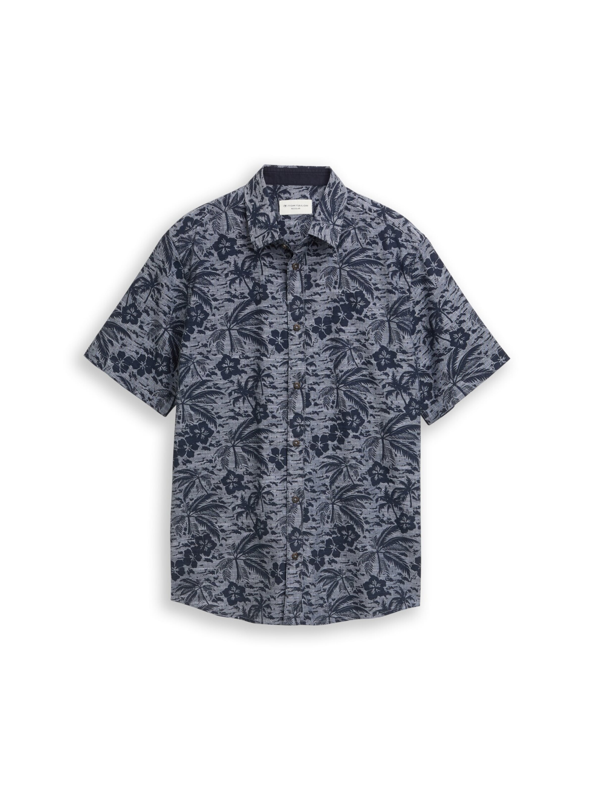 TOM TAILOR Overhemd in de kleur Navy, Productweergave