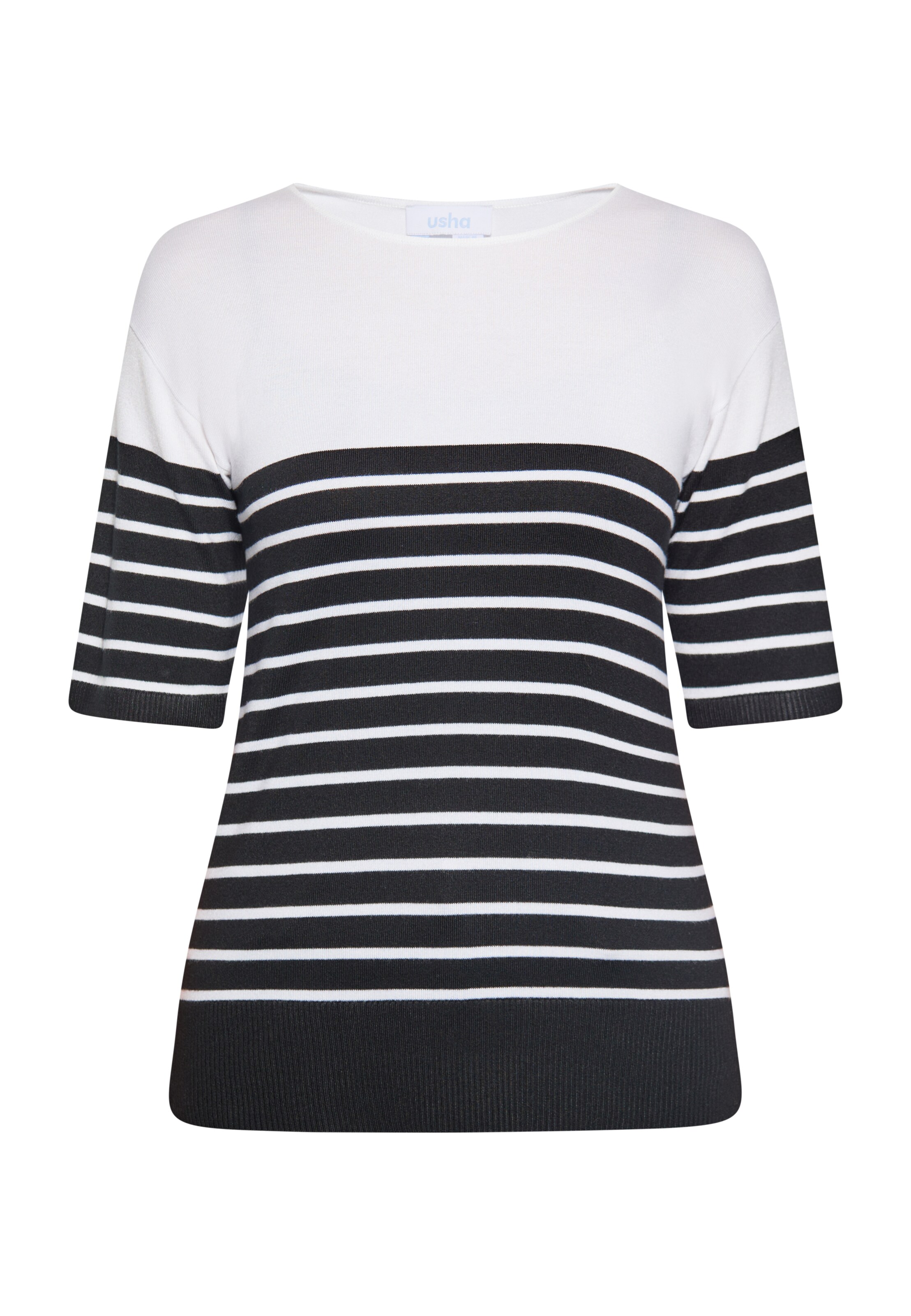 usha BLUE LABEL Trui in Zwart: voorkant