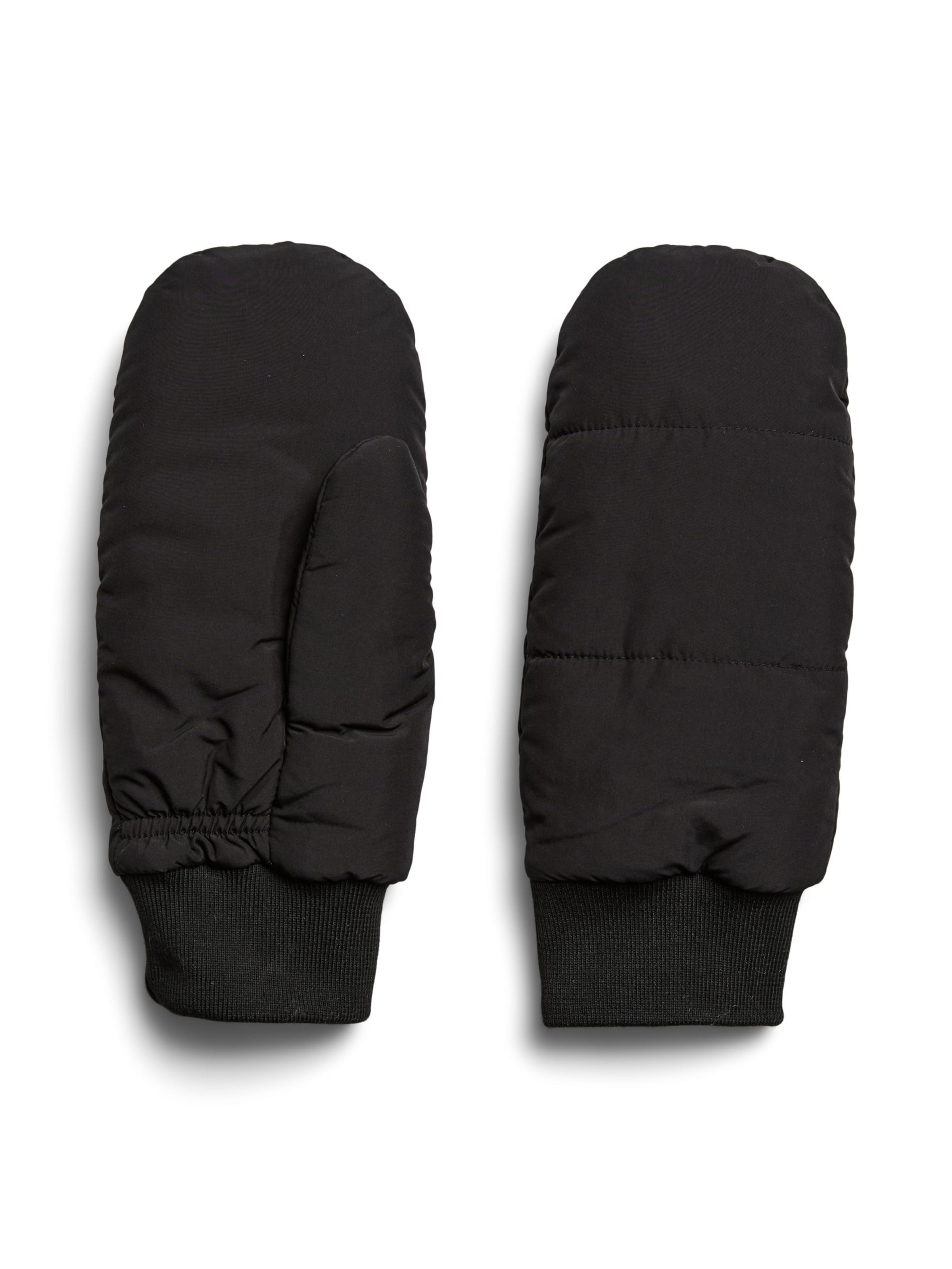 PIECES Mittens 'PCBee' in Black: front