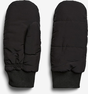 PIECES Mittens 'PCBee' in Black: front