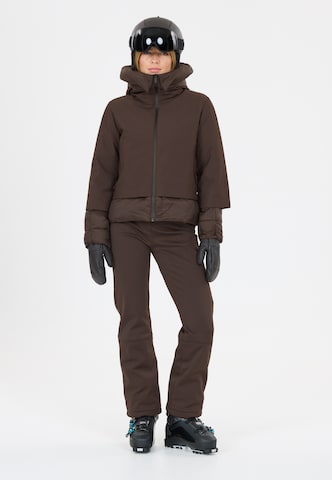 Athlecia Regular Softshellhose 'Vikki' in Braun