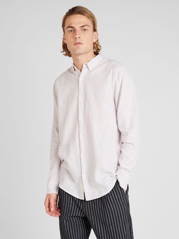 HOLLISTER - Regular Fit Camisa em roxo: frente