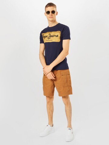 ruda LEVI'S ® Laisvas Laisvo stiliaus kelnės 'Cargo Short Style'