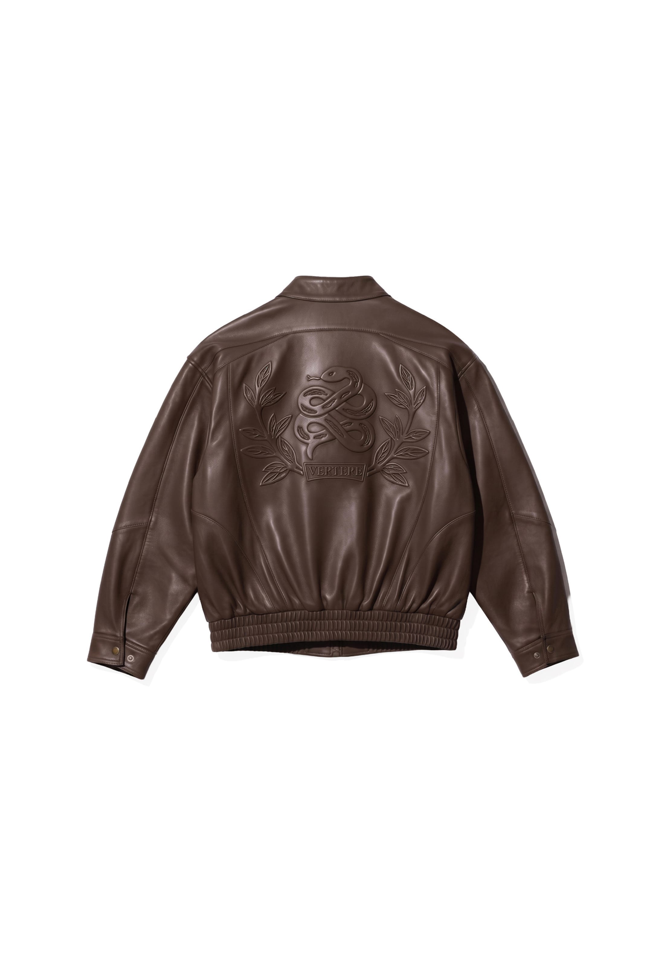 Veste mi-saison Vertere Berlin en marron : derrière