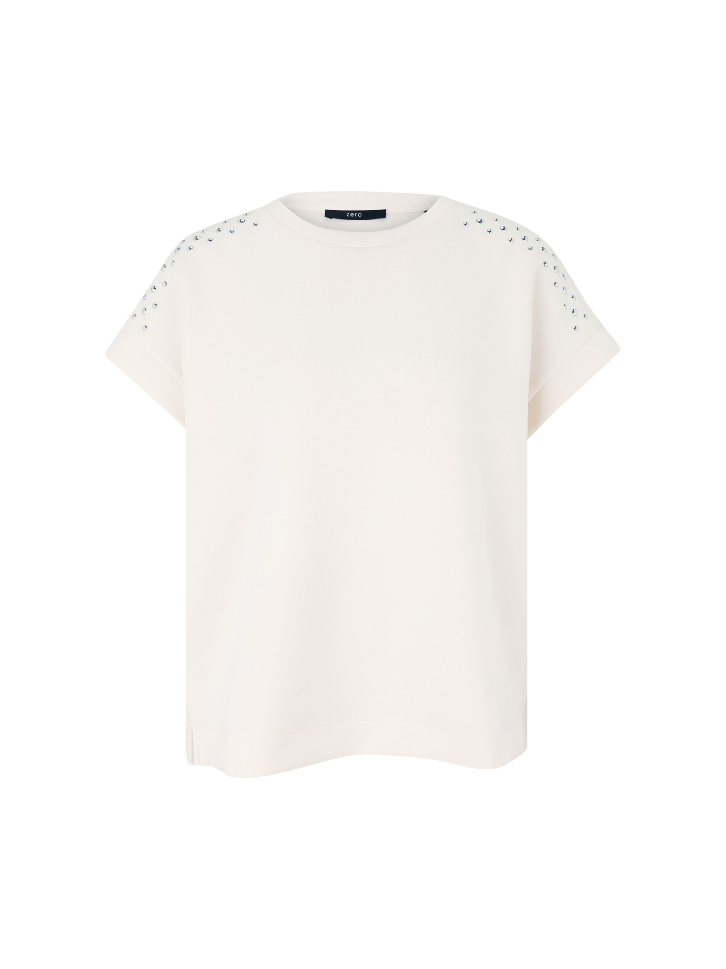 zero Shirt in Weiß: Vorderseite