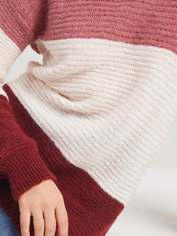 Pull-over 'Larissa' ABOUT YOU en rouge