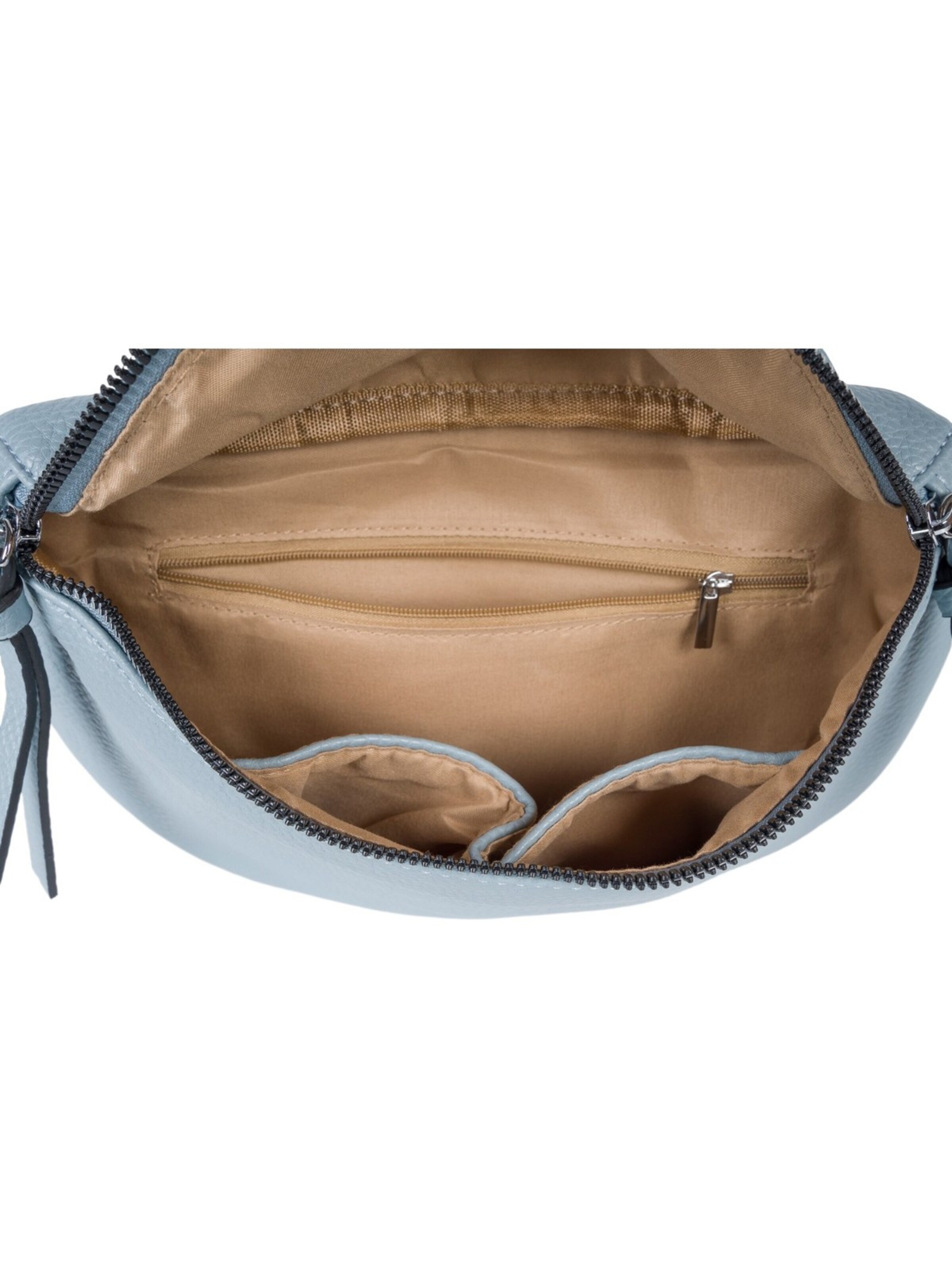 styleBREAKER Umhängetasche '2-Teiliges Set Halbmond Crossbody Bag'‌‌‌‌ in Blau