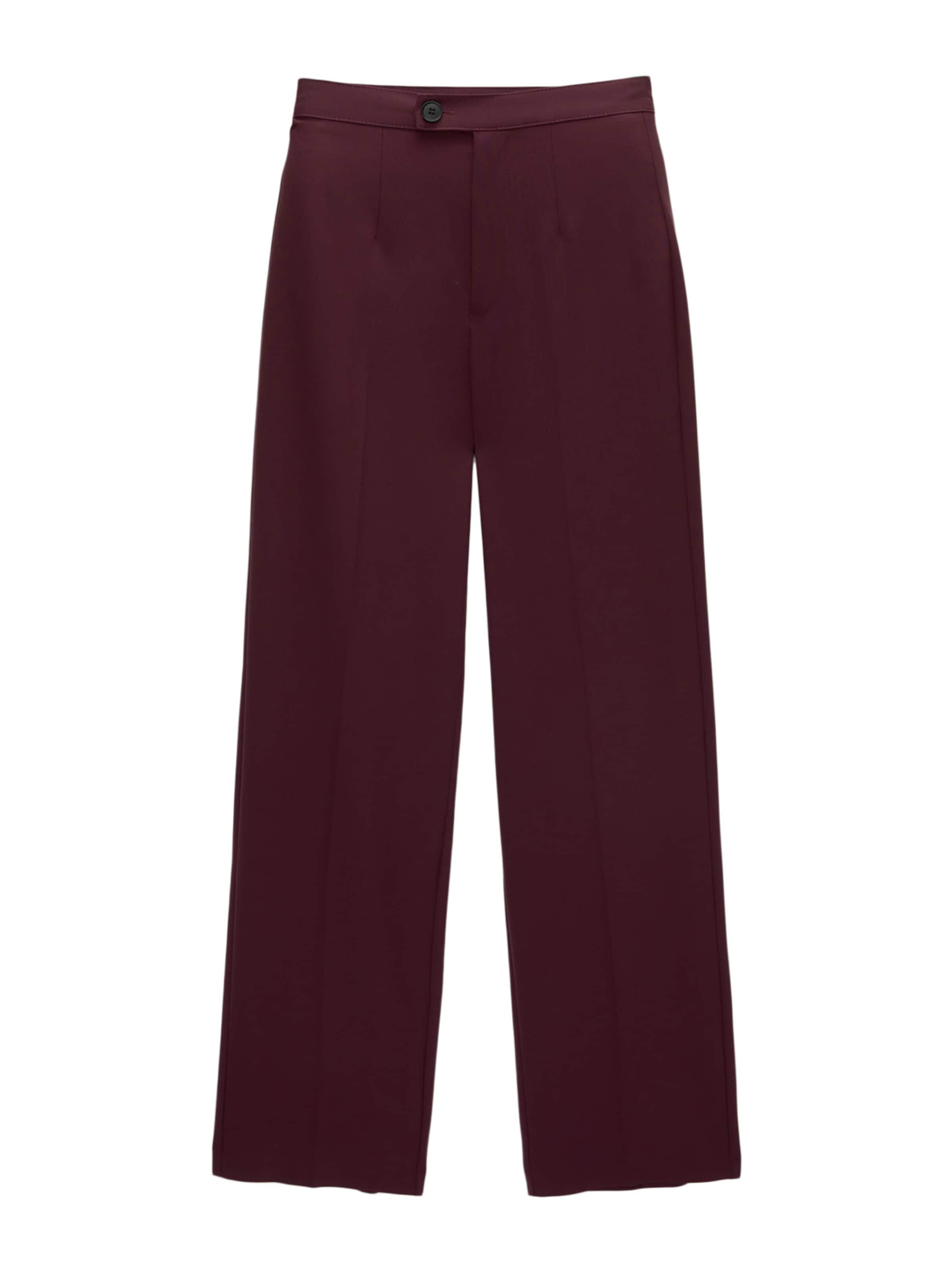 Pull&Bear Loosefit Hose in Rot: Vorderseite