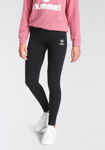 Hummel Skinny Legginsy 'Onze' w kolorze czarny: przód
