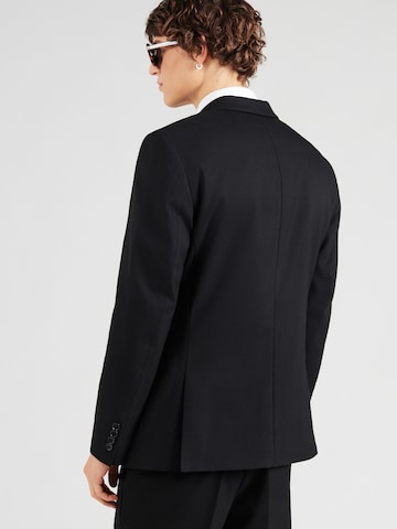 SELECTED HOMME Slim fit Business-colbert 'SLHLIAM' in Zwart: terug