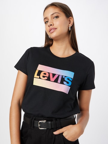 LEVI'S ®Majica 'The Perfect Tee' - crna boja: prednji dio