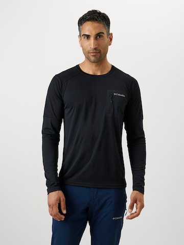 juoda COLUMBIA Sportiniai marškinėliai: priekis