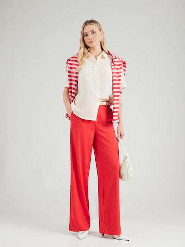 OBJECT - Pierna ancha Pantalón 'OBJLisa' en rojo