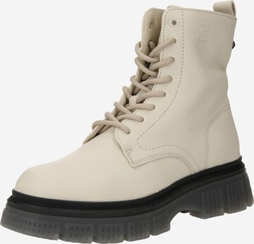 Bottines à lacets 'Radar' G-Star RAW en beige : devant