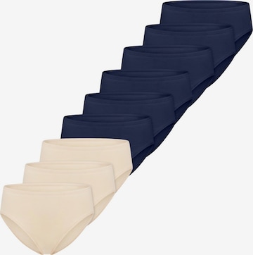 SCHIESSER Slip 'Essentials Cotton' in Blau: Vorderseite