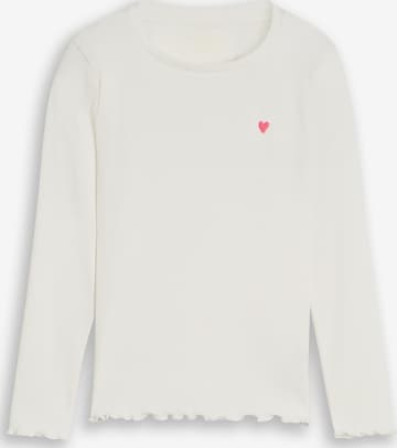 TOM TAILOR Shirt in Wit: voorkant