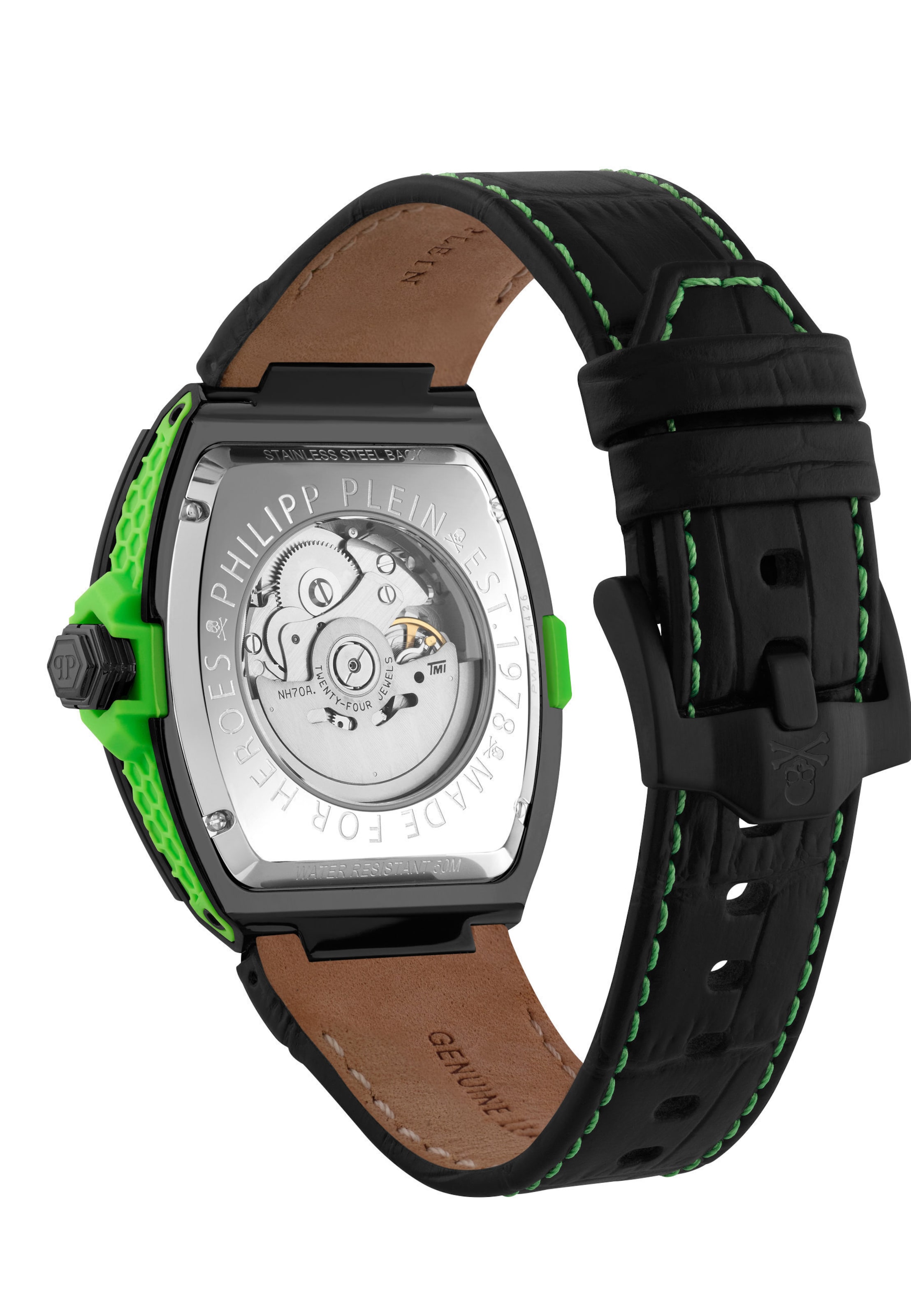 Montre à affichage analogique Philipp Plein Watches en vert