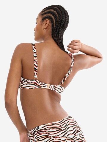 TRIUMPH T-shirt Bikini Top ' Red Label Summer Wild ' in Brown