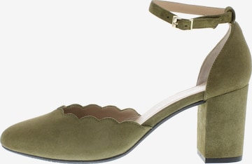XAVER LUIS Schuhmanufaktur Pumps 'VIOLA' in Green: front