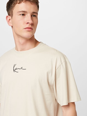 Karl Kani Shirt ' Small Signature Essential T' in Beige