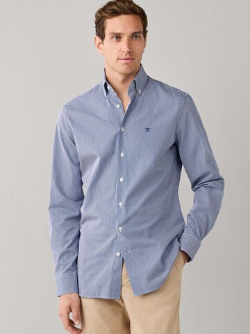 Regular fit Camicia di Hackett London in blu: frontale