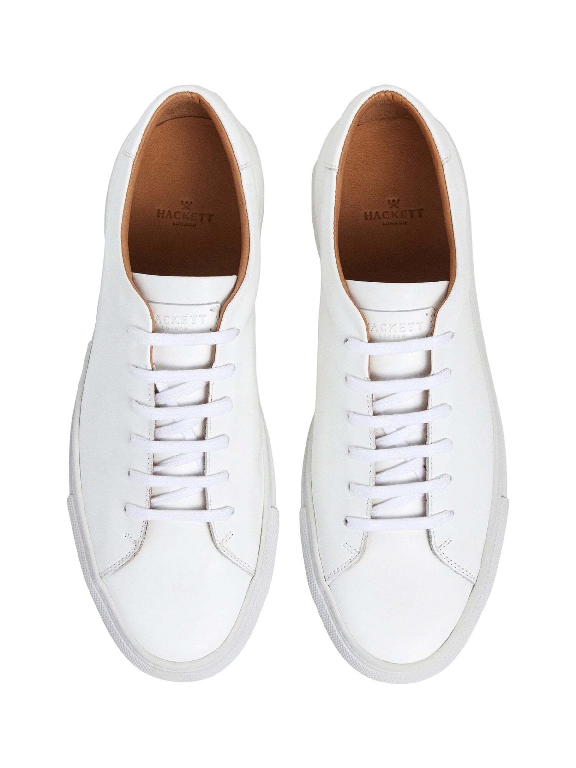 Hackett London Schnürschuh 'IDOL DERBY ' in Weiß