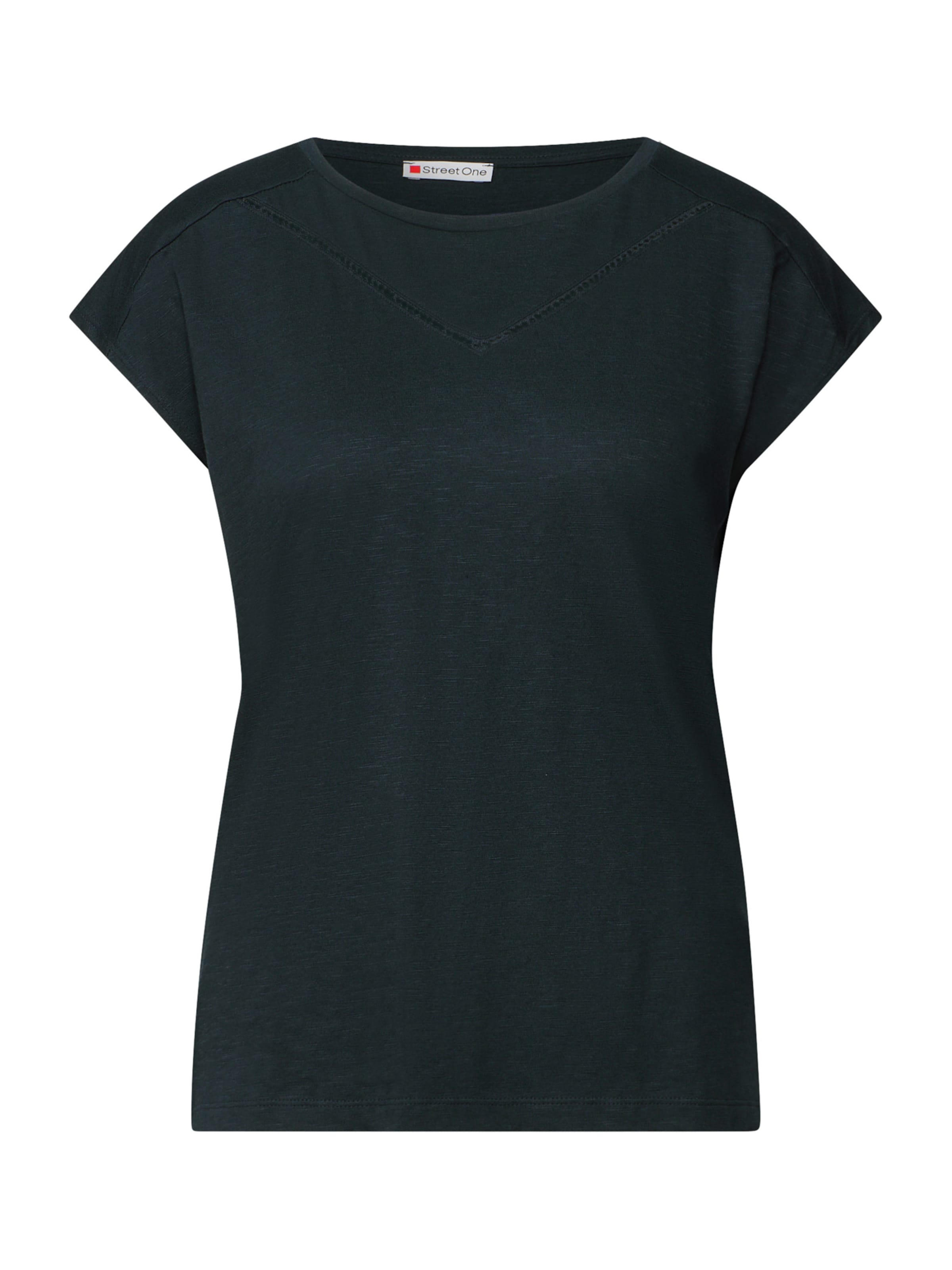 STREET ONE Shirt in Zwart: voorkant