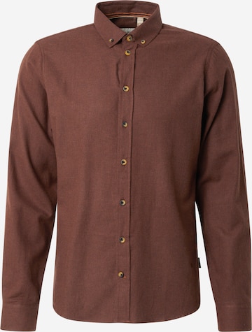 Chemise 'Burley' BLEND en marron : devant