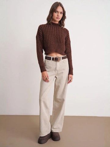 MixRay - Pullover 'Pullover' em castanho: frente