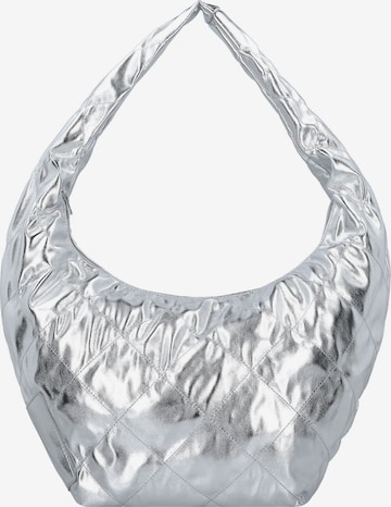 Borsa a spalla 'Evenes' di Seidenfelt in argento: frontale