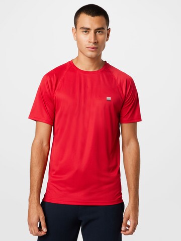 Superdry - Camiseta funcional 'Train Active' en rojo: frente