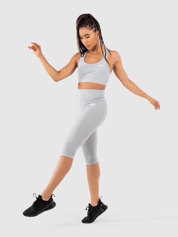 Smilodox Skinny Workout Pants 'Advanced Affectionate' in Grey
