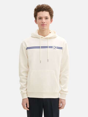 TOM TAILOR DENIM - Sudadera en blanco: frente