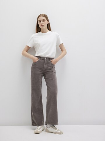 Mavi Flared Jeans in Grau: Vorderseite