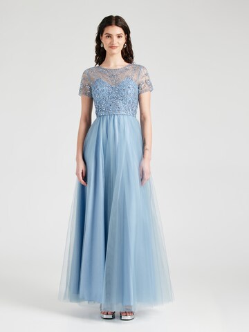 Unique Evening dress in Blue: front