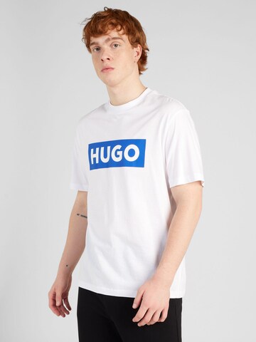 T-Shirt 'Nico' HUGO en blanc : devant