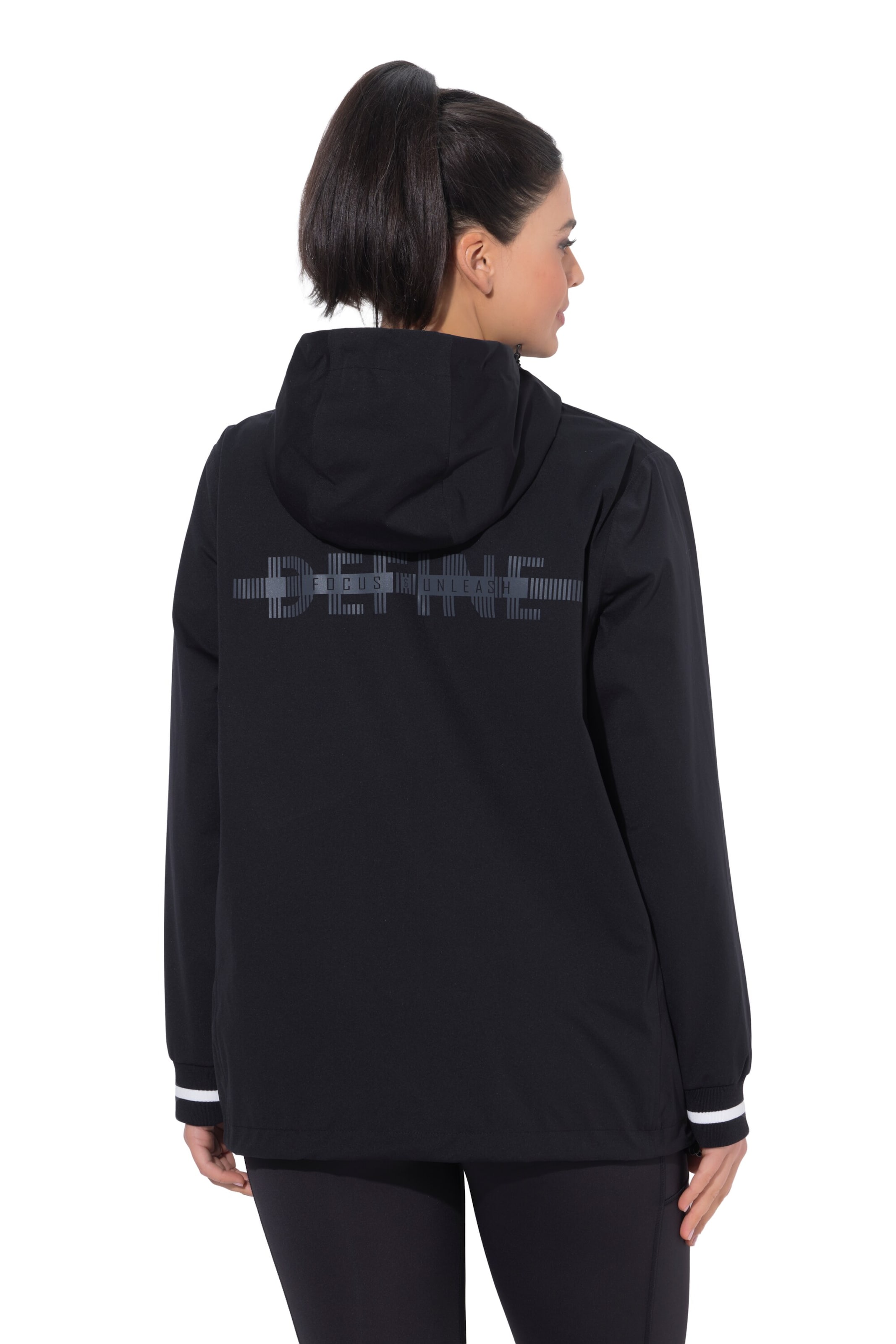 Ulla Popken Between-season jacket in Black