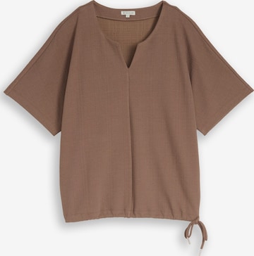 Chemisier TOM TAILOR en marron : devant