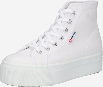 SUPERGA Sneakers high i hvit: forside