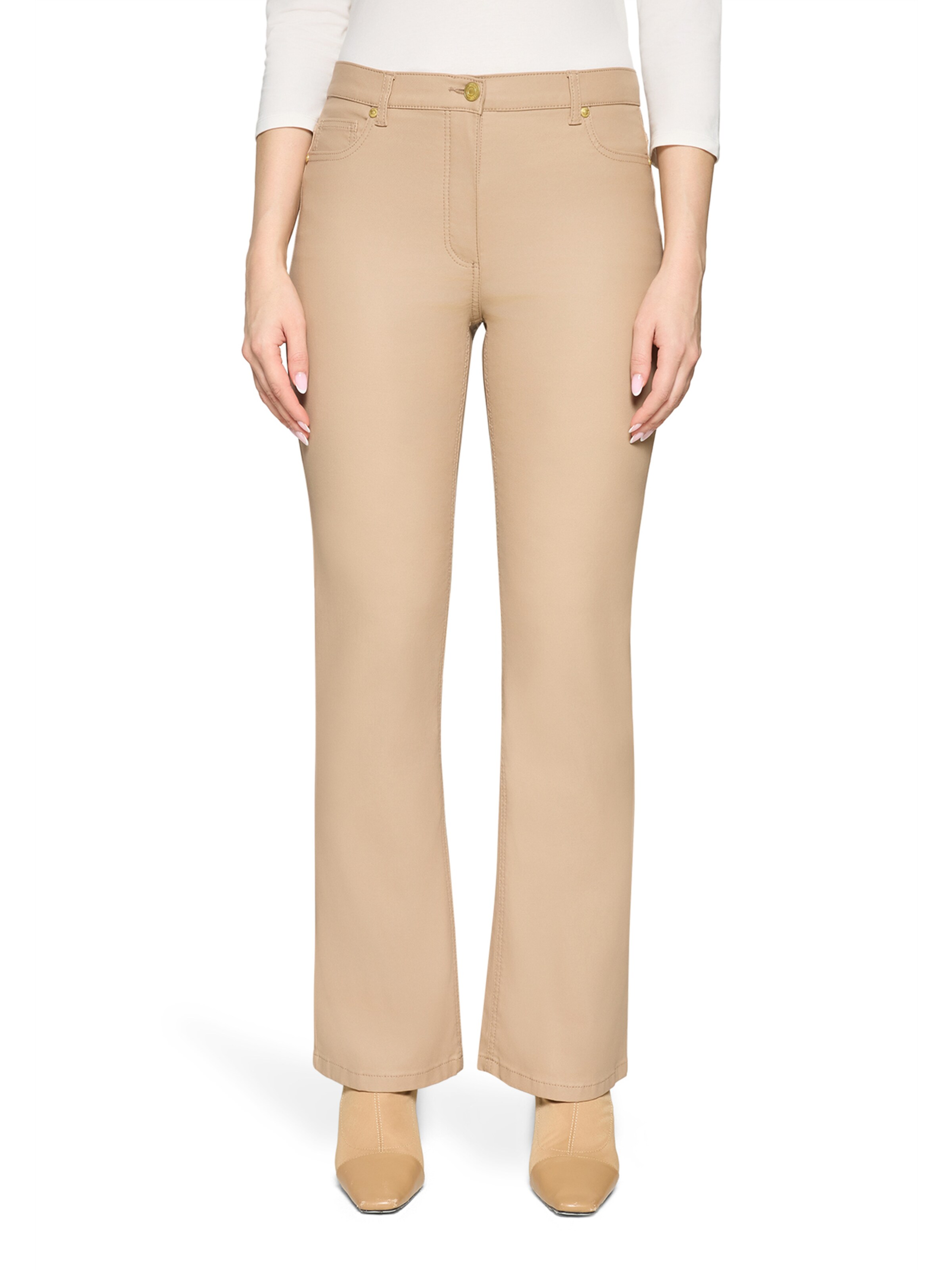 Flared Pantaloni di Betty Barclay in beige: frontale