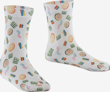 FALKE Socks in White: front