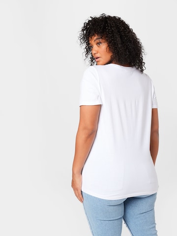 ONLY Carmakoma Shirt 'Carcassy' in White